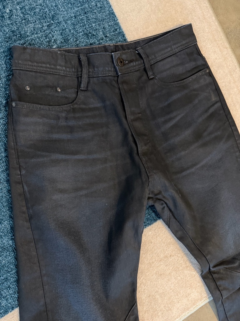 G-Star Arc 3D Waxed Denim Men’s Jeans - Picture 2 of 9